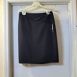 Womens Grey Pencil Skirt Size 10